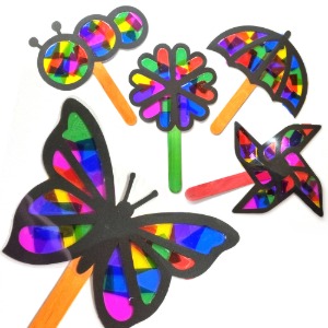 [드림이네167] [5인용]봄 썬캐쳐(택 1)-나비 꽃 애벌레 우산 바람개비